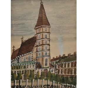 Nikifor Krynicki (1895-1968), Krakow city willa seło, 1960s.