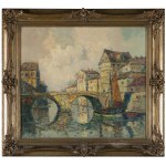 Rudolf Priebe, LANDSCAPE WITH STONE BRIDGE