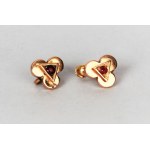 Clips with trefoil motif, 2nd half of 19th century.