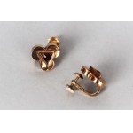 Clips with trefoil motif, 2nd half of 19th century.