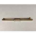 Brooch with pearls, 1st half of 20th century.