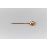 Heart-shaped pin with diamond, 19th century.