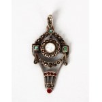 Mother-of-pearl pendant, early 20th century.