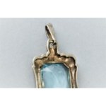 Pendant with blue stone, 1st half of 20th century.