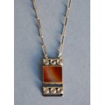 Agate necklace, Germany, 1920s/30s.