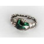Bracelet with malachite, Warsaw, after 1920.