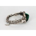 Bracelet with malachite, Warsaw, after 1920.