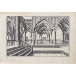 Hans Vredeman de Vries (ca. 1527-1607), Hendrik Hondius (1573-1650), Perspective of the Courtyard, published by The Hague, ca. 1606-1620.