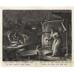 John Sadeler I (1550-1600), Saint Elphegus, from the series: Trophaeum Vitae Solitariae, published by Sadeler Brothers, Venice, 1598.