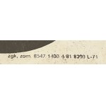 proj. Jakub EROL (1941-2018), Cruise, 1981 (large format)