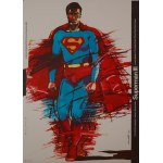 proj. Grzegorz MARSHALEK (1946-2025), Superman III, design 1985, print 2021. poster autographed by the artist.