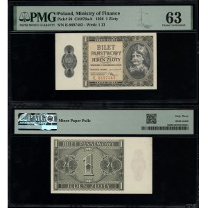 Polska, 1 złoty, 1.10.1938, IL