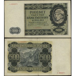 Poland, 500 zloty, 1.03.1940, A