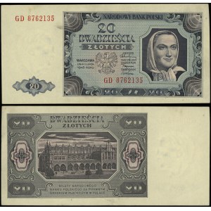 Poland, 20 zloty, 1.07.1948, GD