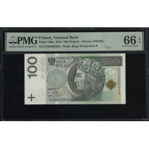Polska, 100 złotych, 5.01.2012, DS