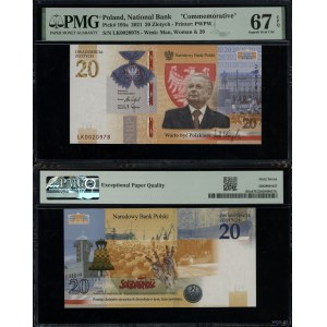 Poland, 20 zloty, 10.04.2021