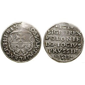 Poland, trojak, 1539, Elbląg