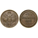 Poland, 2 kopecks, 1858 BM, Warsaw
