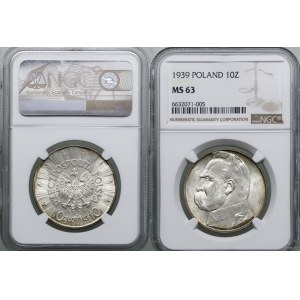Polen, 10 Zloty, 1939, Warschau