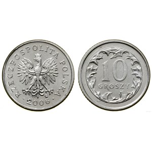 Poland, 10 groszy, 2006, Warsaw, aluminum