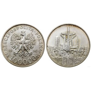 Poland, 100,000 zloty, 1990, USA