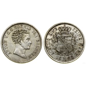 Germany, 1/6 thaler, 1828, Dresden