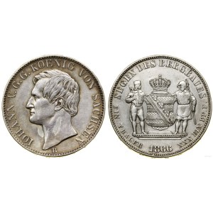 Deutschland, Bergbau-Taler (Ausbeutetaler), 1866 B, Dresden