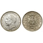 Germany, 3 marks, 1911 G, Karlsruhe