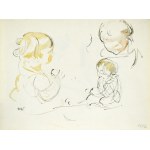 Wojciech WEISS (1875-1950), Sketches of children, 1922