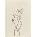 Jerzy PANEK (1918-2001), Standing female nude, 1969