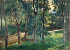 Stefan FILIPKIEWICZ (1879-1944), Pejzaż leśny, 1930