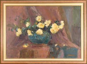 Włodzimierz TERLIKOWSKI (1873-1951), Żółte róże, 1923