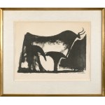 Pablo PICASSO (1881-1973), Le taureau noir, 1947