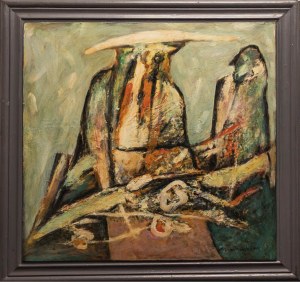 Henryk Mądrawski, Przy stole, 1998
