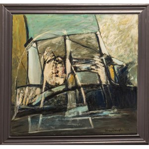 Henryk Mądrawski, Figure in a car, 1998