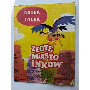 Wladyslaw Nehrebecki, Leszek Mech, BOLEK and LOLEK comics 4 pieces, Slask publishing house 1988 KSIĄŻKA