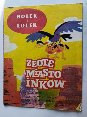 Władysław Nehrebecki, Leszek Mech, BOLEK i LOLEK komiksy 4 sztuki, wydawnictwo Śląsk 1988 KSIĄŻKA
