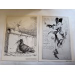 Czeczot, Dudzinski, Kobylinski, Krauze, Lipinski, Miklaszewski, Milczko, Stanny, Starowieyski, Tomaszewski, Wisniewski, Zahorski, TEKA RYSUNKÓW TEATR POWSZECHNY ALEKSANDER FREDRO ZEMSTA, Warsaw 1978, 13 drawings