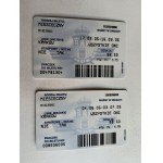 SET OF 2 MONTHLY TICKETS, KRAKOW 2005