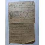 LION THOUGHT WARRANT, KRÓLIKIEWICZ, 1921