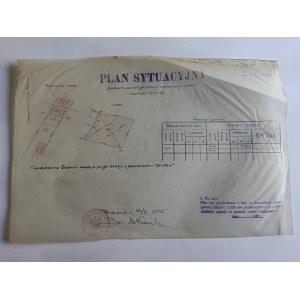 BRZOZÓW LOCATION PLAN, FLORKIEWICZ, 1945