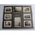 VINNITSA WINNIZA UKRAINE SET OF 18 PHOTOS ON CARD FROM AN OLD ALBUM, RIVER BUG, BRIDGE, RAILROAD STATION, SOLDIERS, ARMY