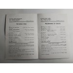 PROGRAM OF THE DAY TSS SHIP STEFAN BATORY, VOYAGE 66 W. B. LONDON 1975, POLISH OCEAN LINERS, GDYNIA AMERICA LINE, FRONT PHOTO STEFAN BATORY REX POLONIAE