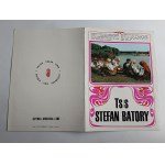 TSS SHIP STEFAN BATORY BREAKFAST MENU, POLISH OCEAN LINERS, GDYNIA AMERICA LINE, FRONT PHOTO OPOCZNO FOLK COSTUMES