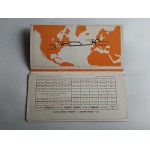 TIMETABLE, PRICE LIST, SHIP TSS STEFAN BATORY, 1984, POLISH OCEAN LINER, GDYNIA