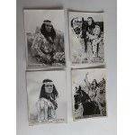 SET OF 4 PICTURES OF WINNETOU AND OLD SHATTERHAND, PIERRE BRICE