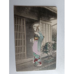 JAPAN, GEISHA, WOMAN, KIMONO, PRE-WAR