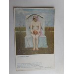 POLISH PAINTING WRZESZCZ UKRAINIAN HUT, STAMP