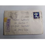 ENVELOPE STAMP STAMP PRL CENSORSHIP SULIKÓW JELENIA GÓRA