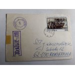 ENVELOPE STAMP STAMP PRL CENSORSHIP ROKIETNICA